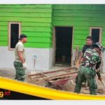 Anggota Personel Satgas TMMD Ke-129 Terus Menyelesaikan Sasaran Fisik