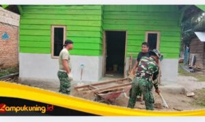 Anggota Personel Satgas TMMD Ke-129 Terus Menyelesaikan Sasaran Fisik
