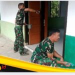 Langgar Nurul Fajri  Desa Tanjung Agung Dipercantik Oleh Satgas TMMD Ke-129 Kodim 0416/Bute