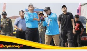 Bupati Anwar Sadat Resmikan Lomba Sauk'an Layangan, Hidupkan Kembali Permainan Tradisional di WFC Kuala Tungkal.