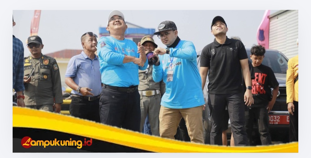 Bupati Anwar Sadat Resmikan Lomba Sauk'an Layangan, Hidupkan Kembali Permainan Tradisional di WFC Kuala Tungkal.