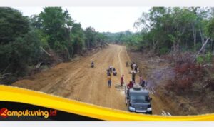 Pembukaan Jalan Baru TMMD Ke-129 Kodim 0416/Bute Membawa Kebahagian Warga Desa Tanjung Agung
