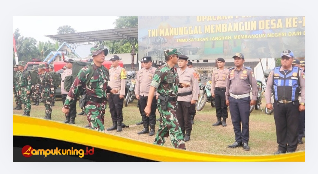 Danrem 042/Garuda Putih Pimpin Upacara Penutupan Program TMMD Ke-129 Bute