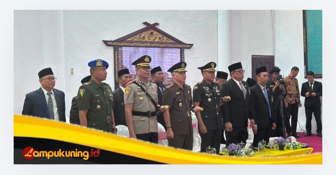 Kapolres Bungo AKBP Zamri Elfino Hadiri Rapat Paripurna HUT ke-81 RI, Pastikan Situasi Tetap Kondusif