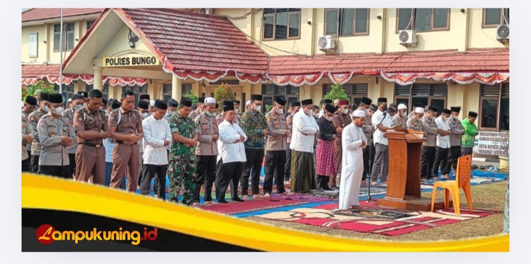 Polres Bungo bersama Forkopimda Gelar Shalat Istisqa