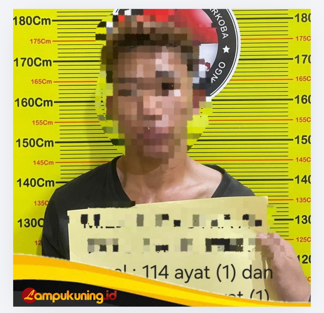 Seorang Pemuda Diciduk Polisi 