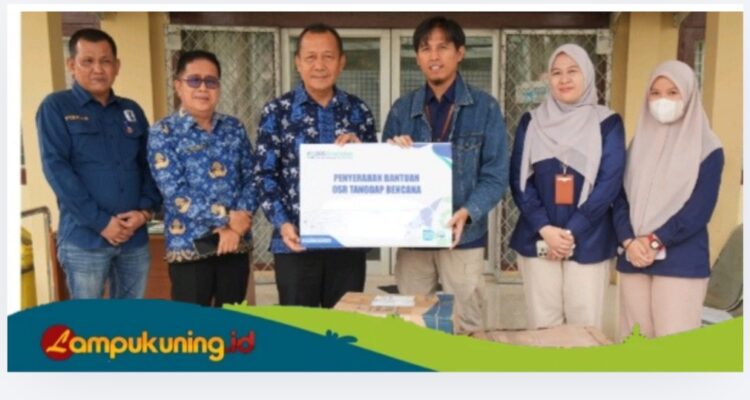 BPJS Kesehatan Muara Bungo Serahkan Bantuan Masker untuk Penanganan Dampak Karhutla