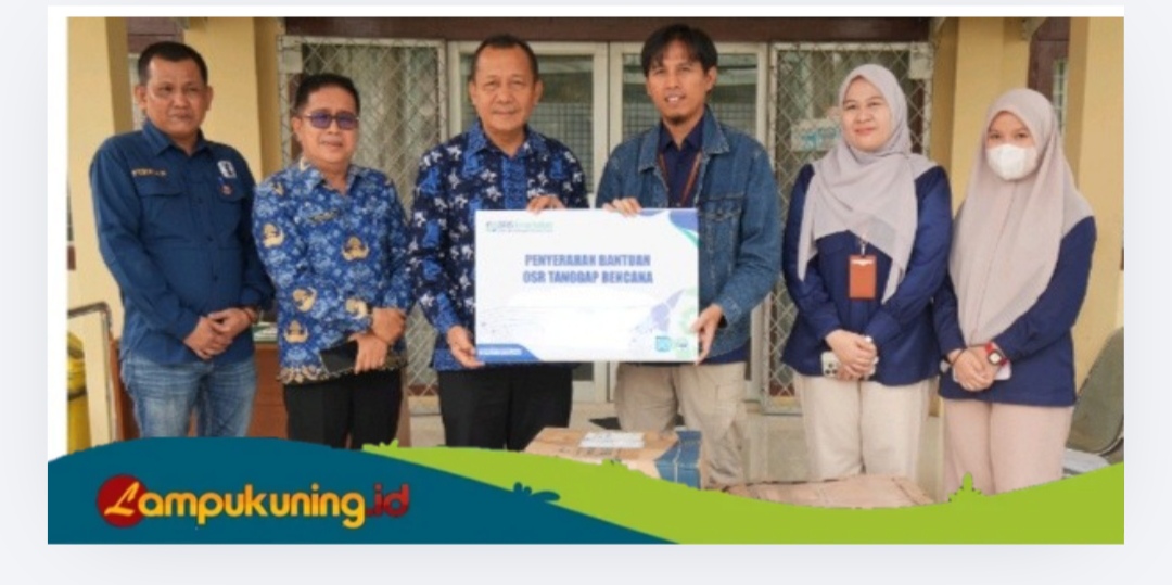 BPJS Kesehatan Muara Bungo Serahkan Bantuan Masker untuk Penanganan Dampak Karhutla