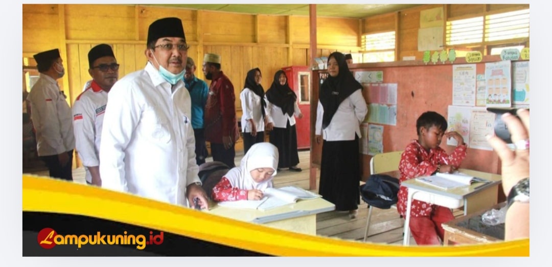 Kunjungi Kuala Betara, Bupati Anwar Sadat Pastikan Pendidikan dan Infrastruktur Jadi Perhatian.
