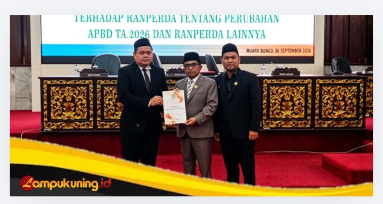 IMG_20260926_185224 DPRD Bungo Gelar Rapur Penyampaian Nota Pengantar Bupati Bungo Terhadap Ranperda Tentang Perubahan APBD TA 2026 Dan Ranperda Lainnya
