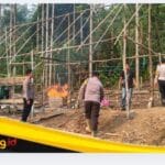 Polres Bungo Melakukan Penindakan Aktivitas Peti di Aliran Sungai Batang Tebo