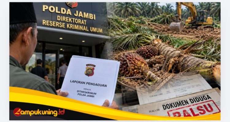 Lahan Sawit HGU Diduga Dirusak, Ketua Koperasi OGMI Lapor ke Polda Jambi