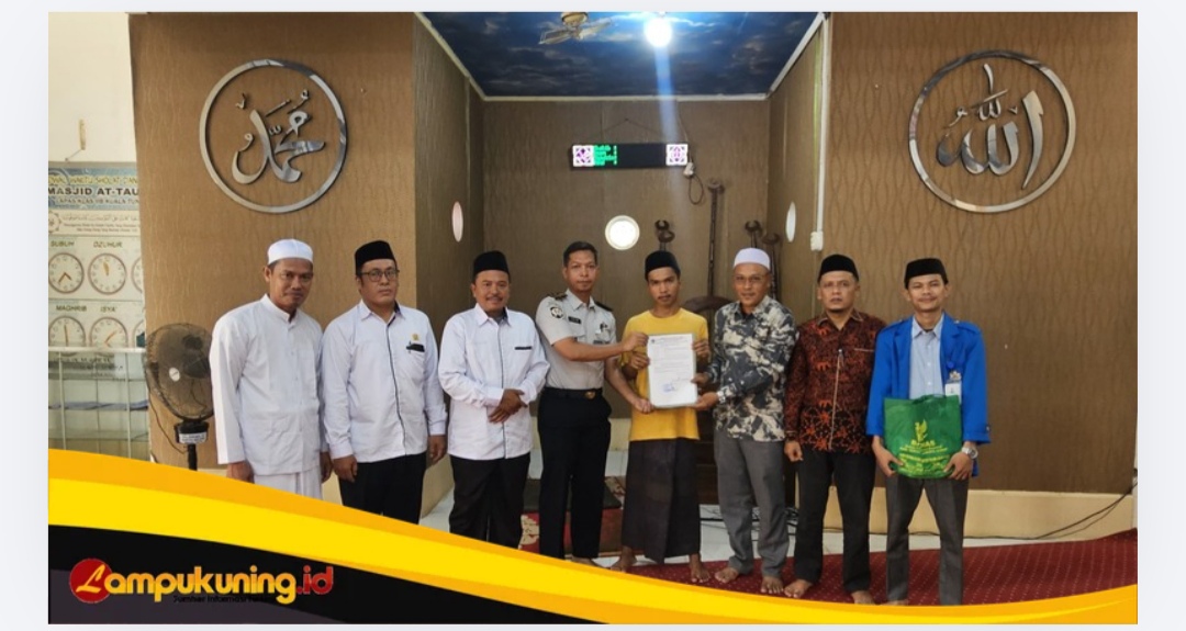 Hidayah di Balik Jeruji, Warga Binaan Lapas Kuala Tungkal Mantap Memeluk Islam.