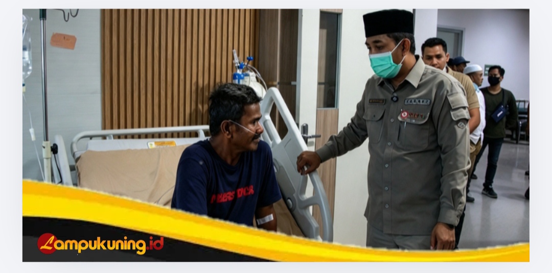 Bupati Anwar Sadat Jenguk Pasien ISPA di RSUD KH. Daud Arif, Pastikan Layanan Kesehatan Tetap Optimal.