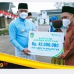 Bupati Tebo Serahkan Santunan BPJS untuk Almarhum Pemred Jambiprima.com, Bujang Beri Apresiasi!