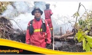 Manggala Agni dan Tim Gabungan Intensifkan Operasi Hari Ketujuh di Taman Nasional Berbak.