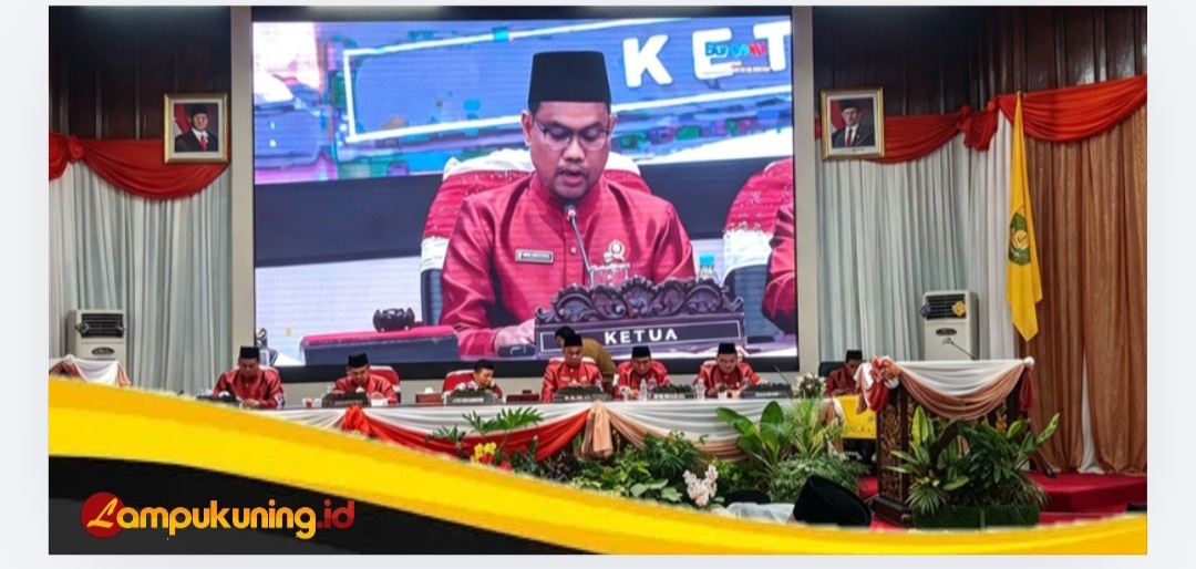 Memperingati HUT Ke-61 Kabupaten Bungo, DPRD Bungo Gelar Rapur Istimewa