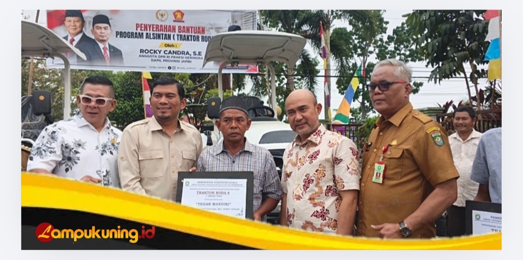 Bupati Dedy Putra Apresiasi Bantuan Traktor dan Motor Sampah dari Anggota DPR RI Rocky Candra