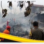 Terulang Kembali, Kebakaran Hebat Saat Warga Jalankan Sholat Jumat, Delapan Rumah Terdampak.