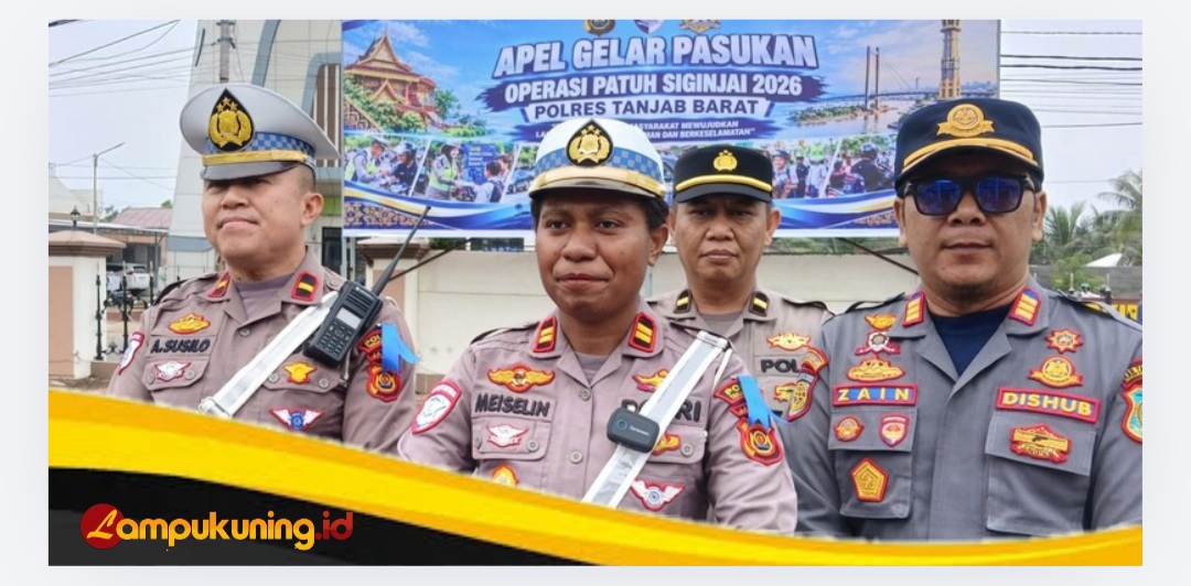 Polres Tanjab Barat Resmi Gelar Operasi Patuh Siginjai 2026.