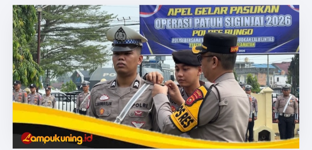 Polres Bungo Gelar Operasi Patuh Siginjai 2026.