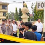 Kapolres Bungo AKBP Zamri Elfino Temui Massa Aksi Unjuk Rasa dari Aliansi PMII